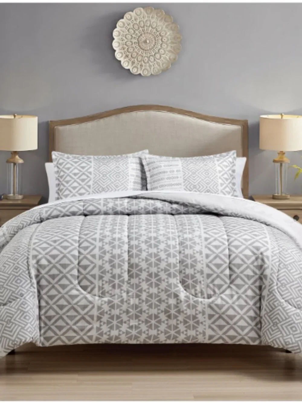 Sunham Willa 3-Pc. Comforter Set,  Tan